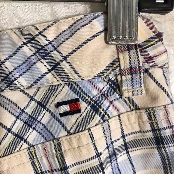Tommy Hilfiger Plaid Chino Cropped Pants Size 8 - Picture 7 of 8